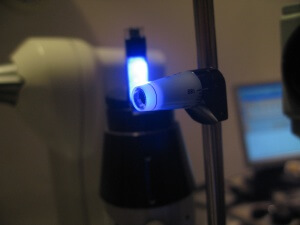 Viele Geräte beim Augen Lasern: Mit diesem wurde meine Hornhautdicke gemessen.