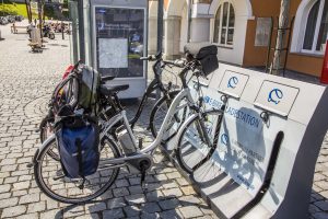 E-Bike Ladestation auf der Radrunde Allgäu