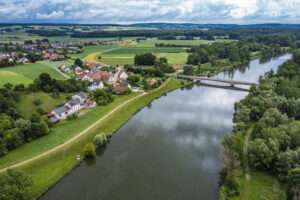Lechradweg Etappe 1 Mündung