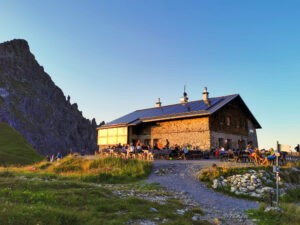 Steinbock-tour Allgäu Durchquerung Fiedererpasshütte