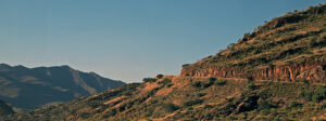 Der Gamsberg Pass im Abendlicht